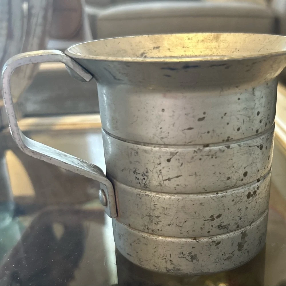 50%offw❤️ Farmhouse Aluminum 1 Cup Measuring Cup Mug w/handle lines NSF